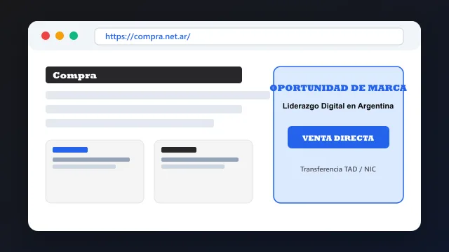 Modelo de aplicación comercial y proyectos digitales para compra.net.ar